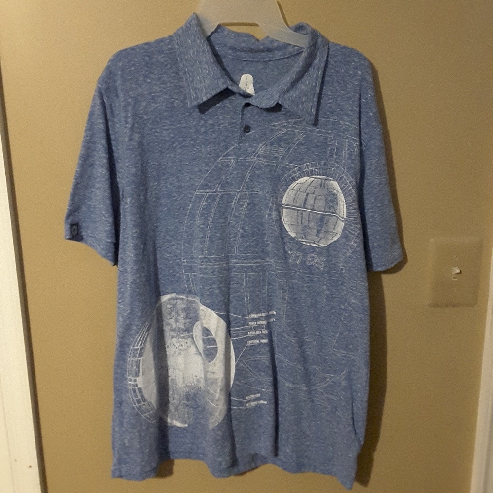 Star Wars Death Star Collar T-Shirt